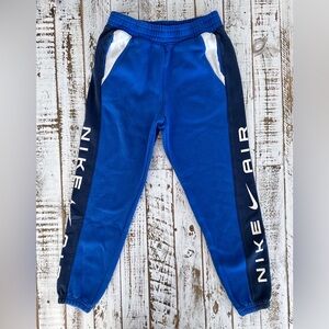 Nike Air Blue and Navy Joggers - Boys L